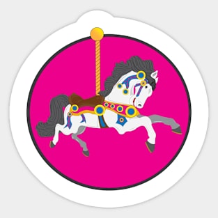 Carousel Horse Sticker